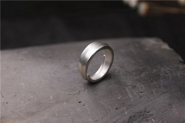 925 Sterling Silver Ring Handmade Simple Vintage Style 1