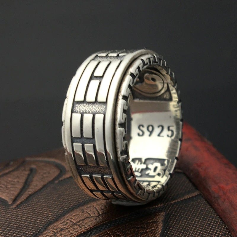 925 Sterling Silver Ring The Eight Trigrams Tibetan 5