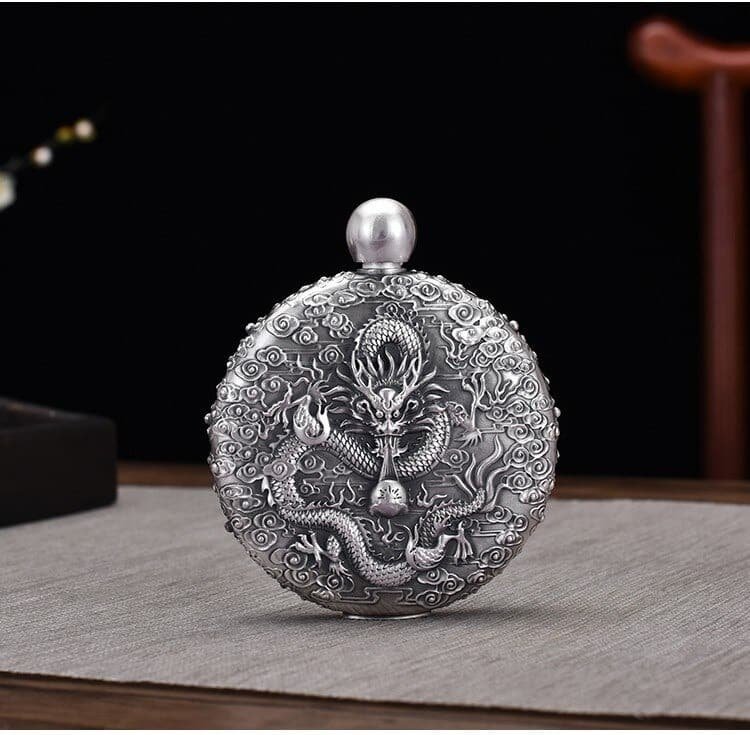 Sterling Silver Whiskey Flask 2