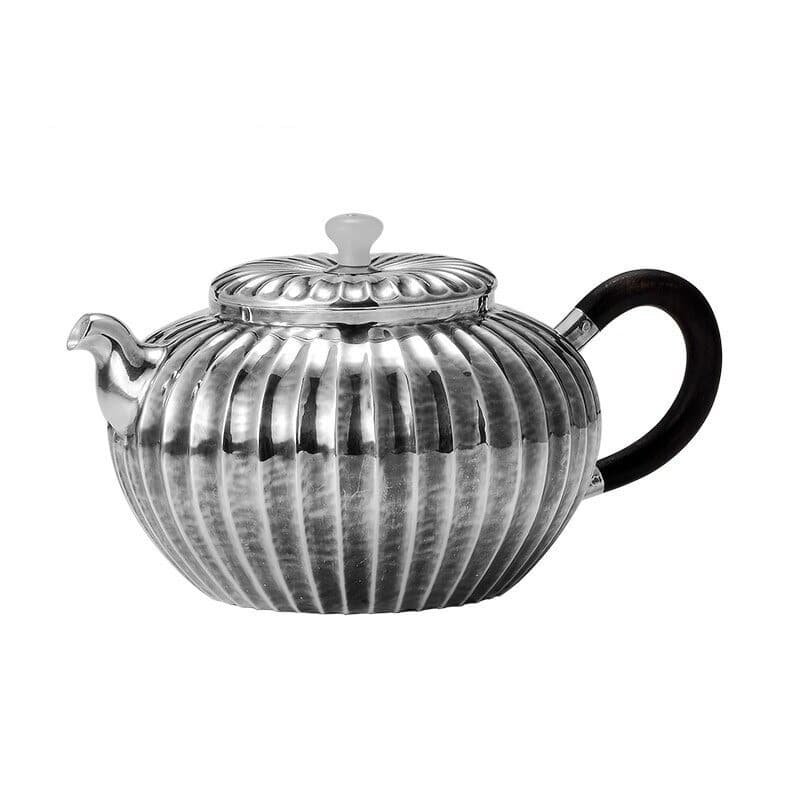 Silver Teapot Handmade Chinese Gong Fu demo