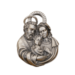 Holy Family Silver Pendant demo