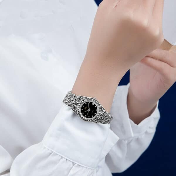 Ladies Solid Silver Watch 6