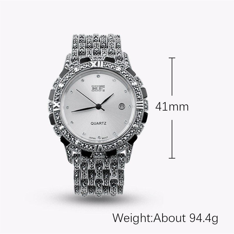 Silver Wrist Watch For Ladies infography