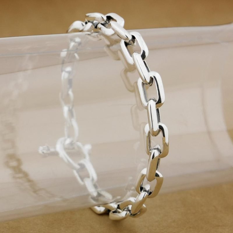Sterling Silver Biker Bracelet example