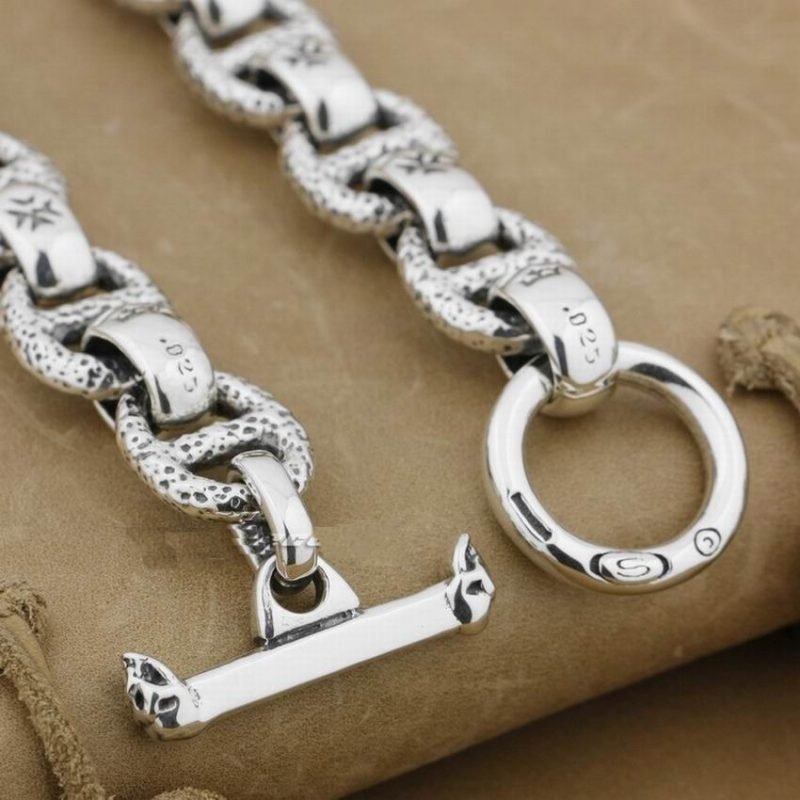 Sterling Silver Heavy Link Necklace 3