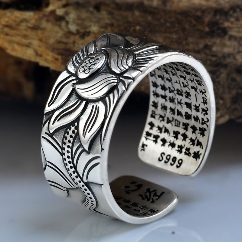999 Fine Silver Rings face view