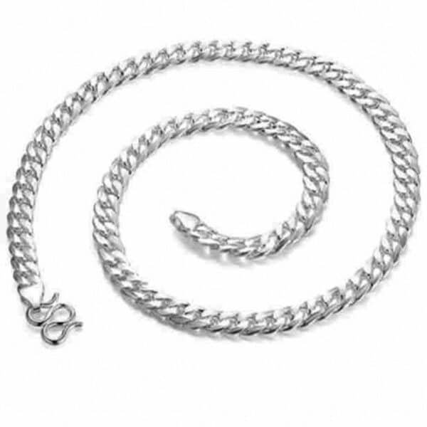 999 Pure Silver Chain Necklace demo
