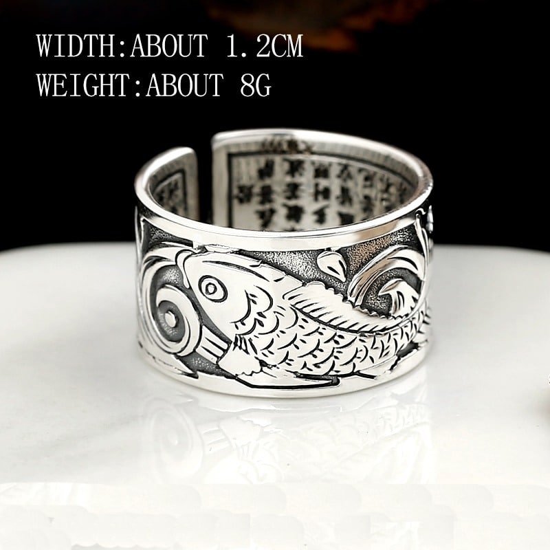 Large Wide Sterling Silver Rings infography