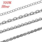 Silver Chain Necklaces In Bulk demo