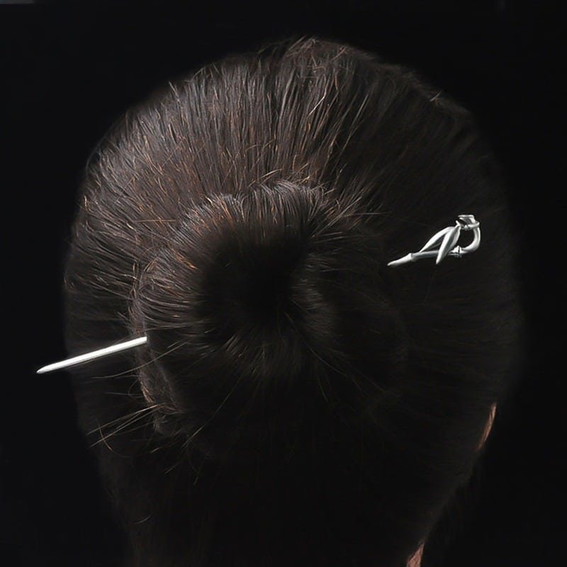 Simple Silver Hair Stick hair stick