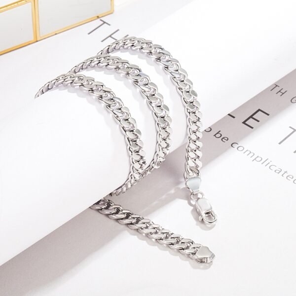 Sterling Silver Miami Cuban Chain length example