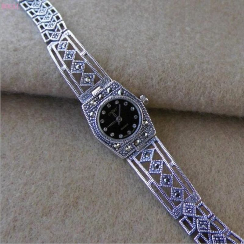Pure Silver Watch up view