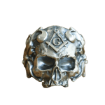 Silver Masonic Skull Rings demo