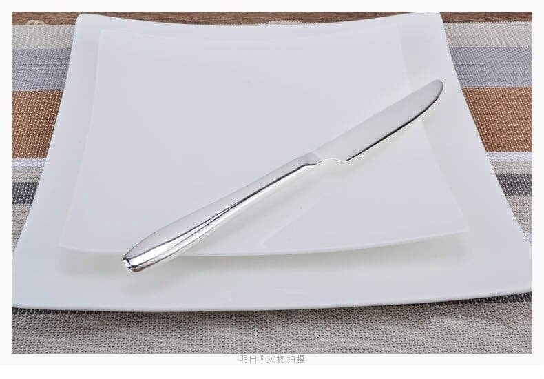 Sterling Silver Flatware Set knife details