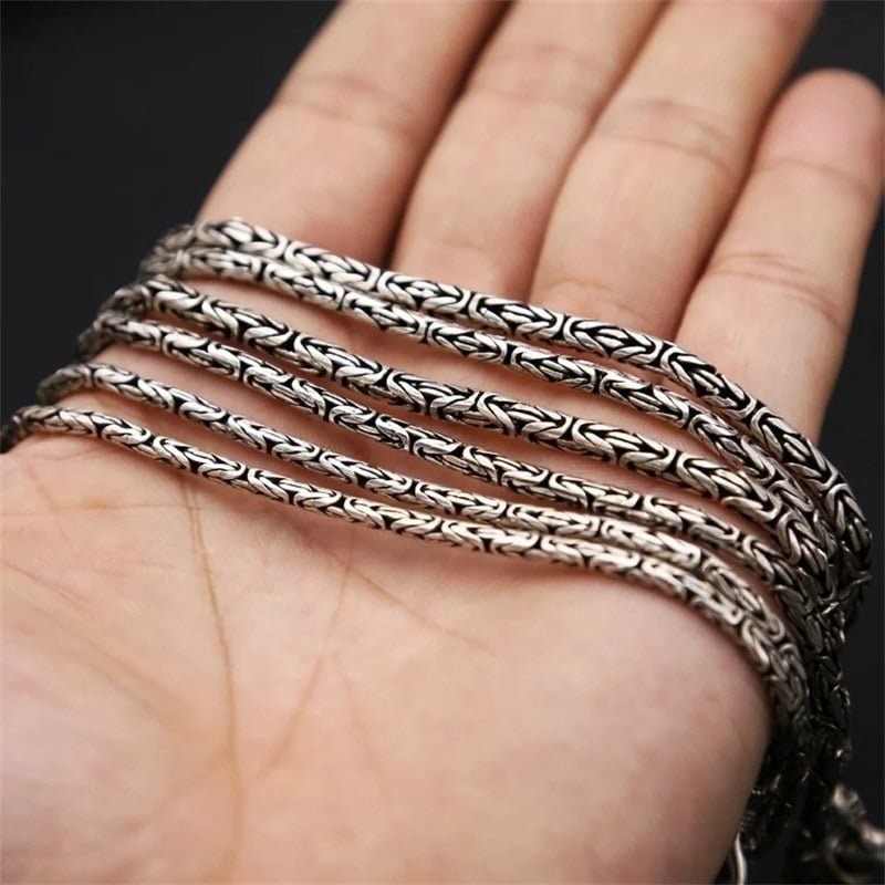 Sterling Silver Mens Clavicle Chain Necklace several sizes together