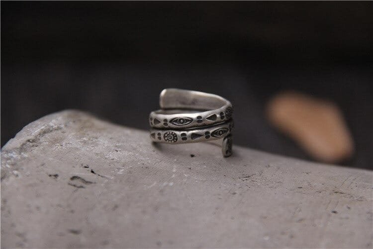 Sterling Silver Wrap Ring back view