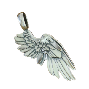 Angel Wing Pendant Silver demo