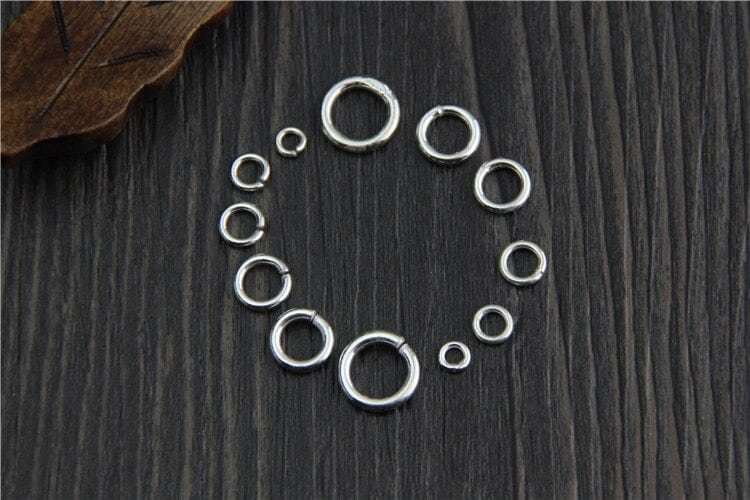 Sterling Silver Open Connector all sizes in circle
