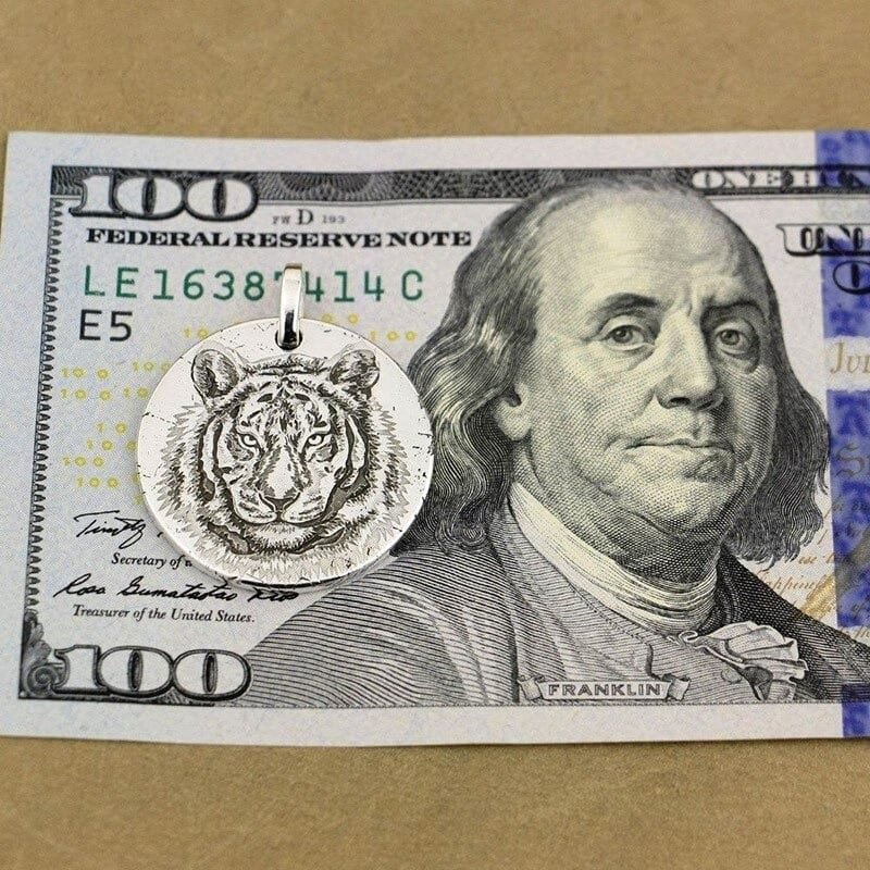 Tiger Medallion on a bank note
