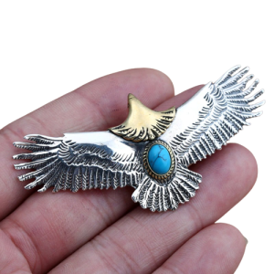 Flying Silver Eagle Pendant demo