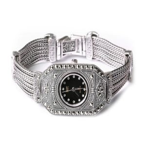 Ladies Large Face Silver Watch demo