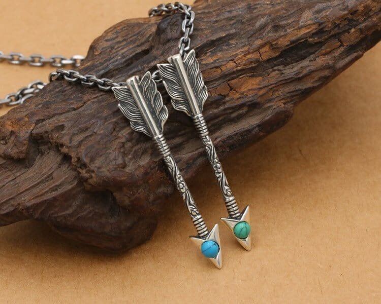 Sterling Silver Arrow Pendant with necklace