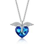 Blue Heart Crystal Necklace demo