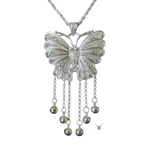 Silver Butterfly Pendant demo