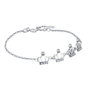 Silver Crown Bracelet demo
