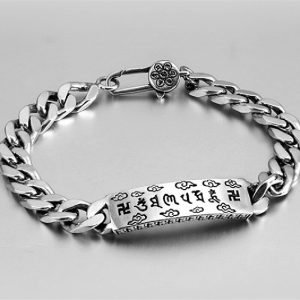 Silver Pixiu Bracelet mantras details