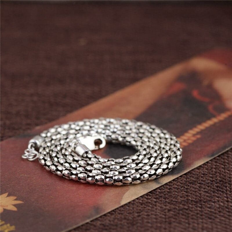 Snake Sterling Silver Chain rolled 2