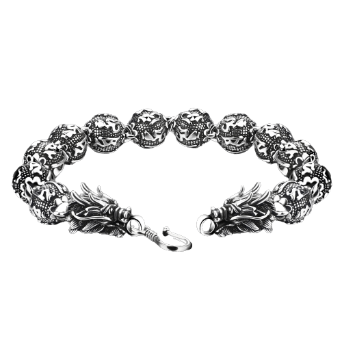 Sterling Silver Dragon Bracelet demo